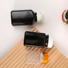120cc 150cc 200cc 250cc Vitamin Pill Bottle Black Square Shape PET Bottle