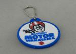Promotional PVC Keychain , Colorful PVC Badge For Bag Zipper