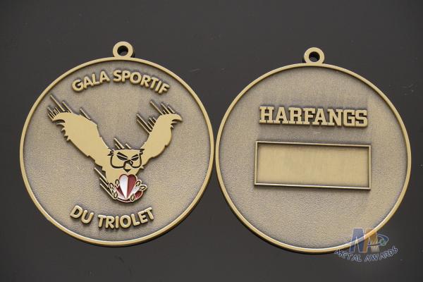 Bespoke Custom Baseball Award Medals , Sports Music Running Winner Metal