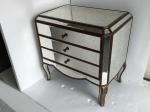 mirrored bedroom chest dresser table furniture
