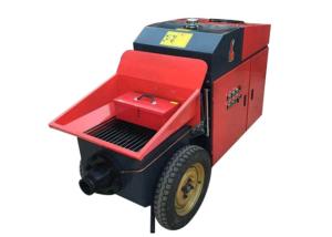 Wholesale Red 11kw Mobile Concrete Pump Foundation Grout Tunnel Construction from china suppliers