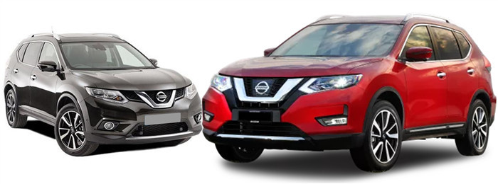 NISSAN X-TRAIL 2014 2017 Tail Gate and Side Door Sill Steel Scuff Plates Wholesaler