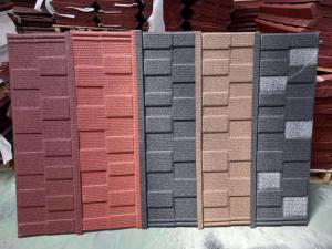 China Building Material Shingles Stone Coated Roofing Tiles Color Metal on sale