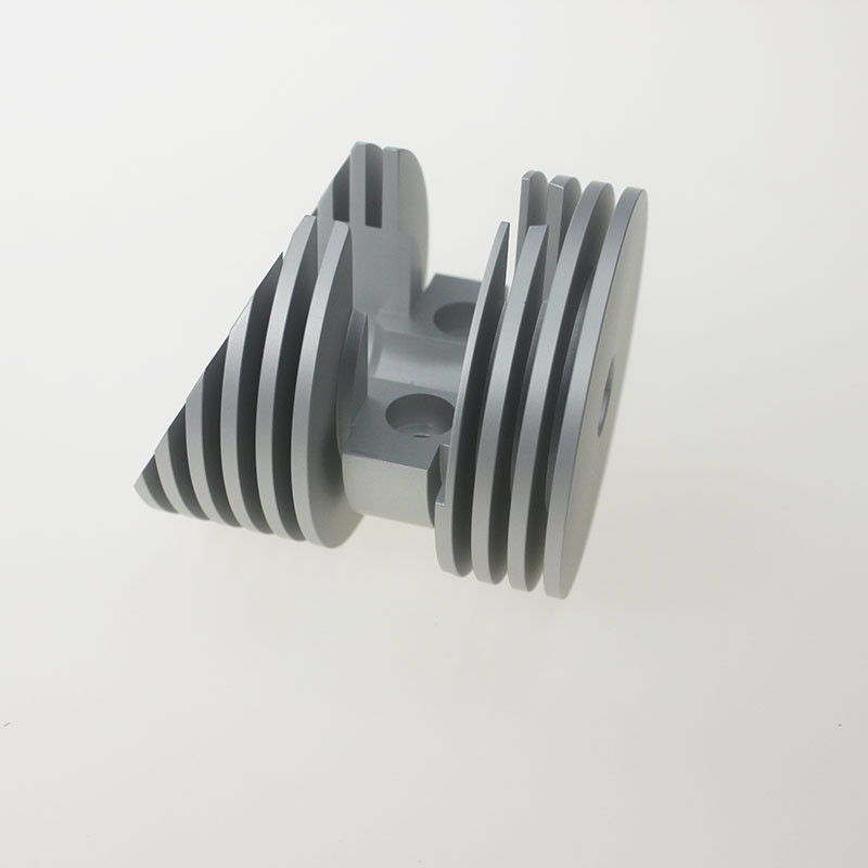 Industrial CNC Precision Machining LED Lighting Heat Sink With Anodizing Grey