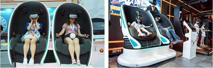 Shopping Mall 9D Egg Chair Roller Coaster Simulator Virtual Reality Gaming Machine Dynamic Seats