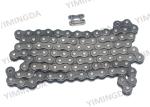 PN1230-020-0094 Gerber Spreader Parts Wheel Chain 96 Roll 1 / 2 " x 3 / 16