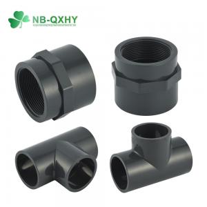 Wholesale Thread Connection Grey Plastic Pipe Fitting for 20mm to 400mm DIN Standard UPVC Pipes from china suppliers