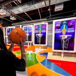 Customized Luxury Indoor Adult Street Basketball Machine Led Screen