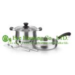 cookware with stainless steel manufactuer in China, kitchenware for sale, fry