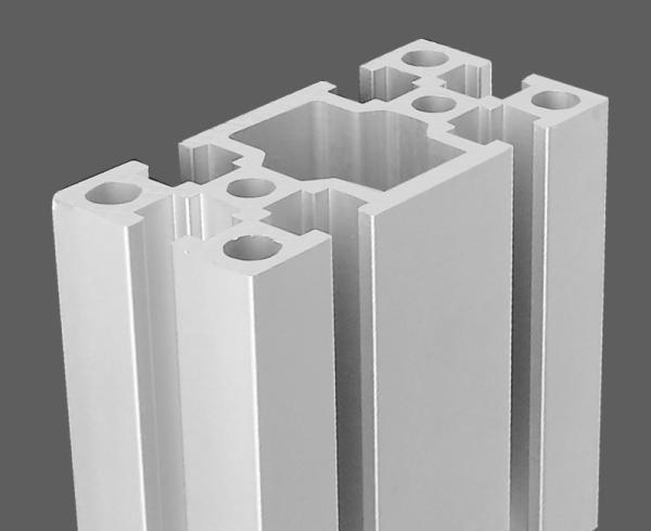 6061 T Slot Industrial Aluminum Profile 4040 Series , Large Industrial Aluminum