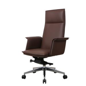 Wholesale Brown Ergonomic Office Leather Chair Executive SGS BIFMA Certification from china suppliers