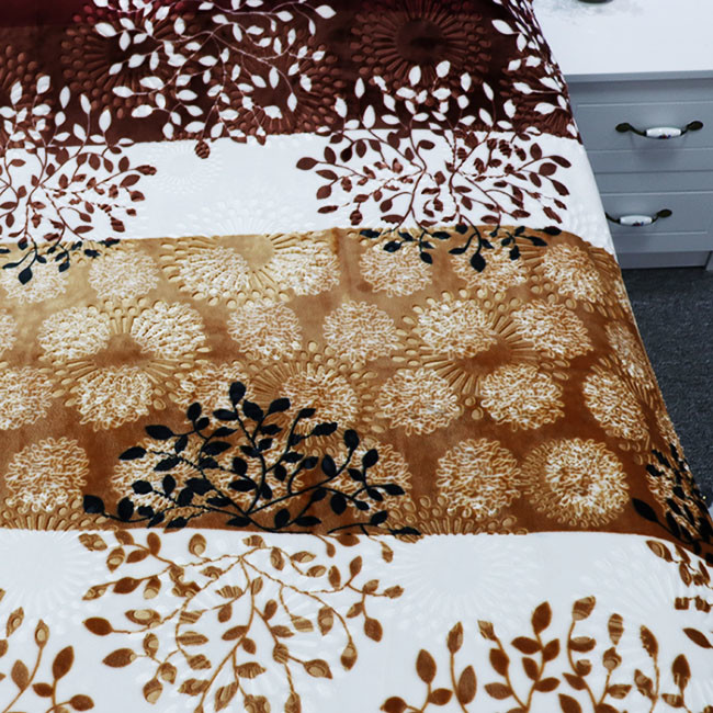 Home Decoration Faux Fur Throw Blanket Luxury Fur Throw
