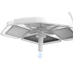 Double Arm Ceiling Mounted Surgical Light In Hospital Operation Room CE