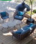 Nordic Modern Natural Rattan Outdoor Garden Furniture OEM ODM