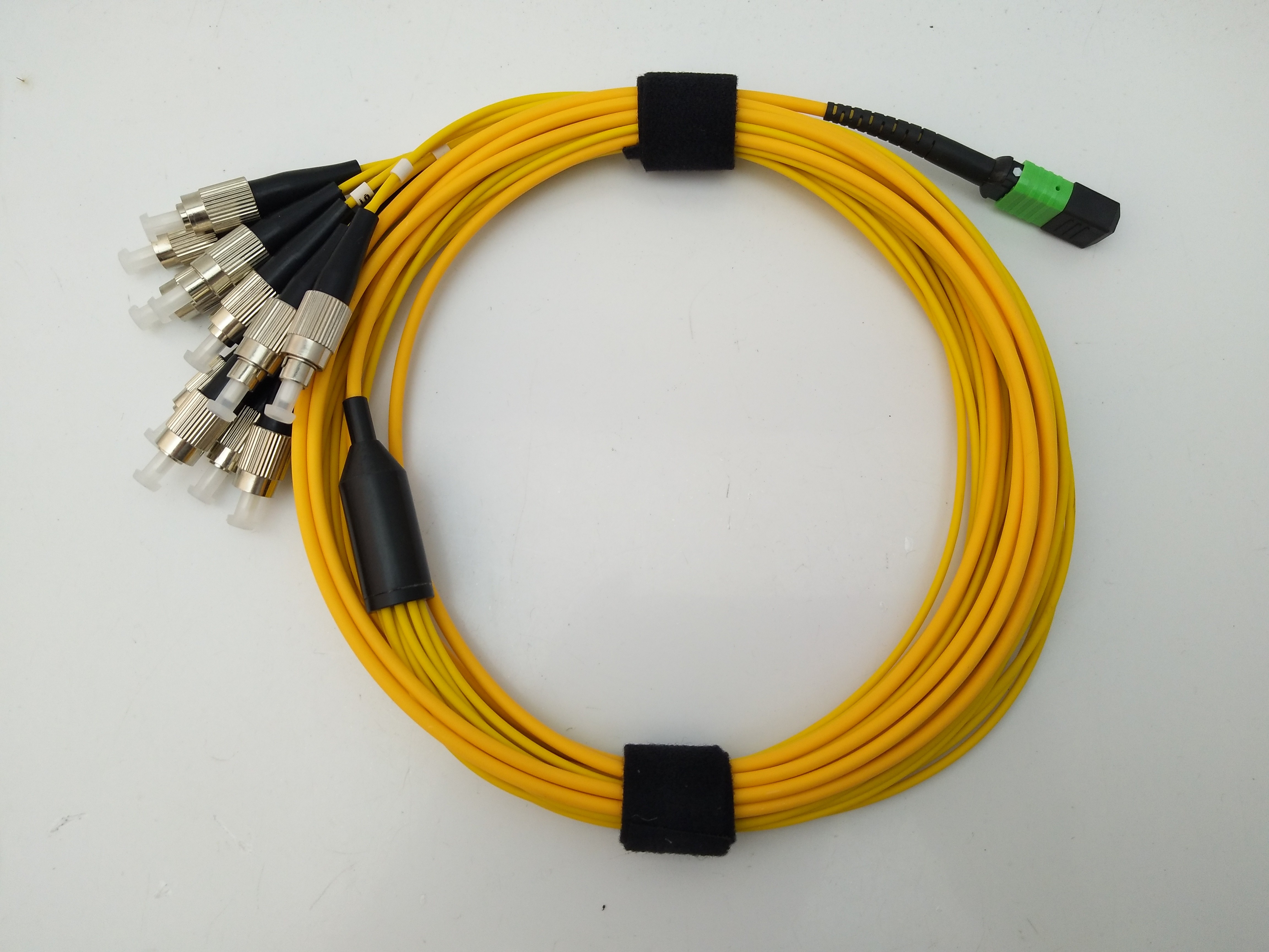 Simplex 12 Core FC UPC Breakout Mpo Fiber Cable