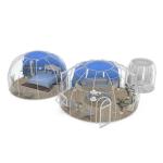 Simple Installation Hotel Dome Tent