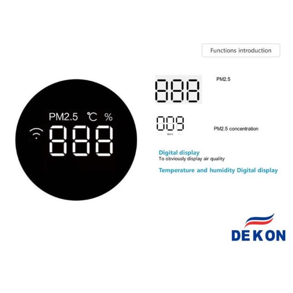 600CMH HEPA H14 PM2.5 Filtration air purifier with UVC air sterilizer and dininfection digital display touch control