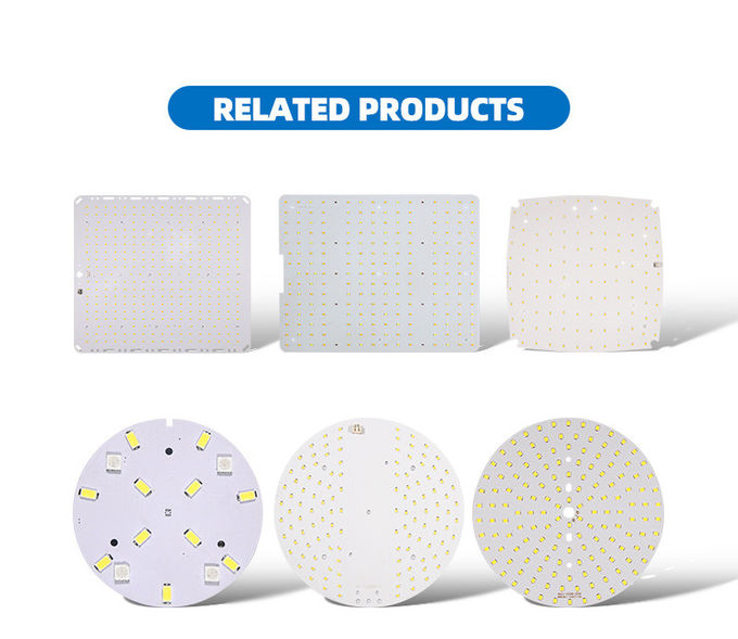 Thick 1.0mm 1.2mm 1.6mm Aluminum LED PCB CE ROHS UL Certificated