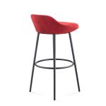 Sturdy Metal Frame Bar Chair Office Lounge Furniture Sleek Design Custom Size