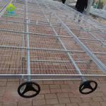Nursery Seed Grow Bed Commercial Mesh Grow Table Rolling Benches For Greenhouse