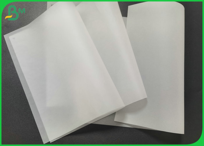 CAD Plotter Printing 50gsm 73gsm Transparent Tracing Paper Roll For Engineer Drawing