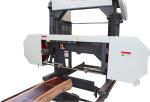 portable sawmill wood cutting band saw machine/ Horizontal wood cutting band saw