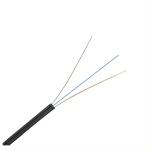 2 cores 4 cores FTTH fiber optic cable flat cable GJXH/GJXFH with steel wire or