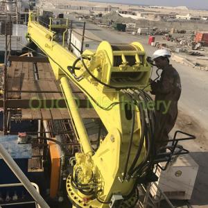 Wholesale 1.5t Pedestal 15M Electrical Telescopic Hydraulic Crane from china suppliers