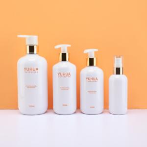 Wholesale Skincare Packaging Plastic Round Bottle 120ml 250ml 300ml Shampoo Packaging from china suppliers