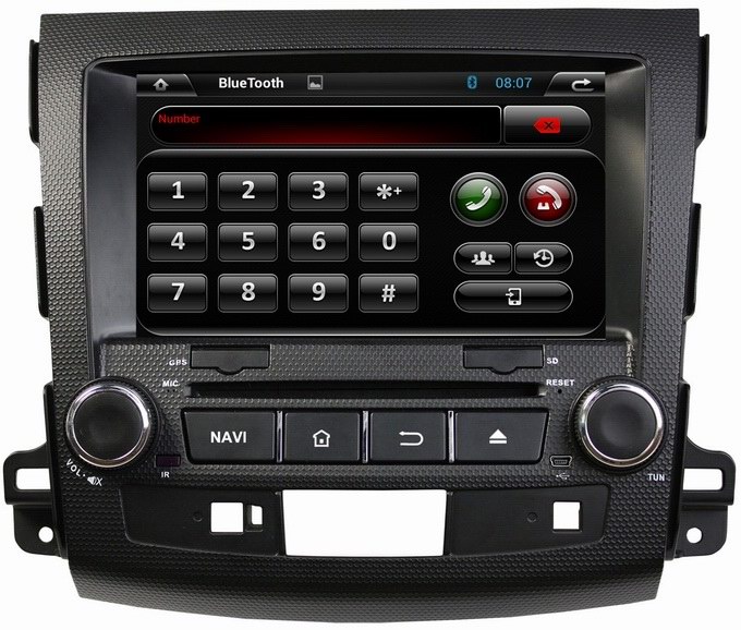 Ouchuangbo Car Multi-touch Screen Pure Android 4.2 Auto DVD Radio Stereo for Mitsubishi Outlander 2006-2012 OCB-8063C