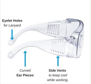 Wholesale Anti Droplet Splash Medical Eye Protection Over Glasses from china suppliers