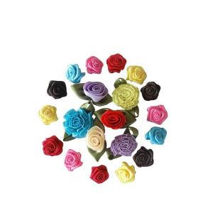 Wholesale Color Hair Decoration Tie Christmas 100% Polyester Ribbon Mini Bows for Wine Wine Bottles from china suppliers