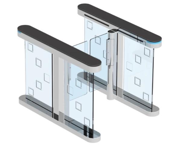 Face Recognition RS232 SUS316 Turnstile Security Gates