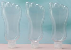 Wholesale Foot Shape 30ml 60ml Plastic Keychain Refillable Bottle With Flip Cap from china suppliers