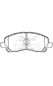Wholesale Mitsubishi Outlander ,Ceramic Brake Pad,D866,MN102618,F from china suppliers