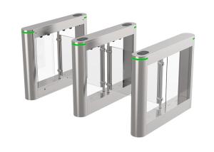 Wholesale Automatic SS304 Acrylic swing barrier turnstiles Face Recognition For Apartment from china suppliers