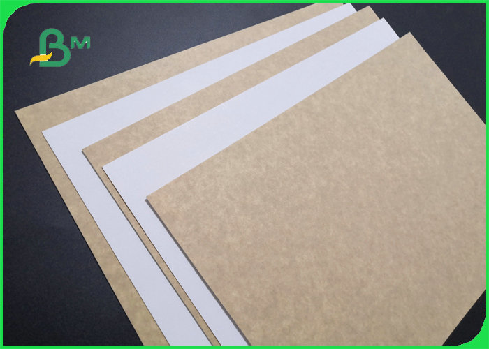 250g 325g 365g White Coated Kraft Back Board For Take Away Boxes Food Safe