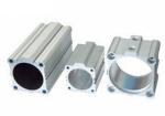 Industrial High Strength Aluminum Tubing , 15 Micron Silver Anodized Aluminium