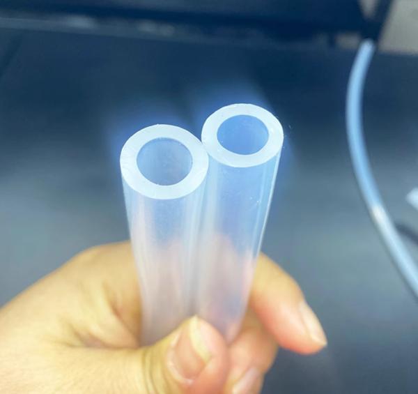 High Tensile Strength Clear Silicone Tube Extrusion Without Smell / Silicone
