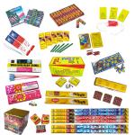 Chinese Wholesale Gypsum Fireworks Pyrotechnics 25 Shots Mold Cake Fireworks