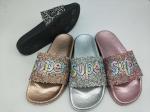 Size 36-41 Sliver Outsole Pu Upper Magic Slide Sandals