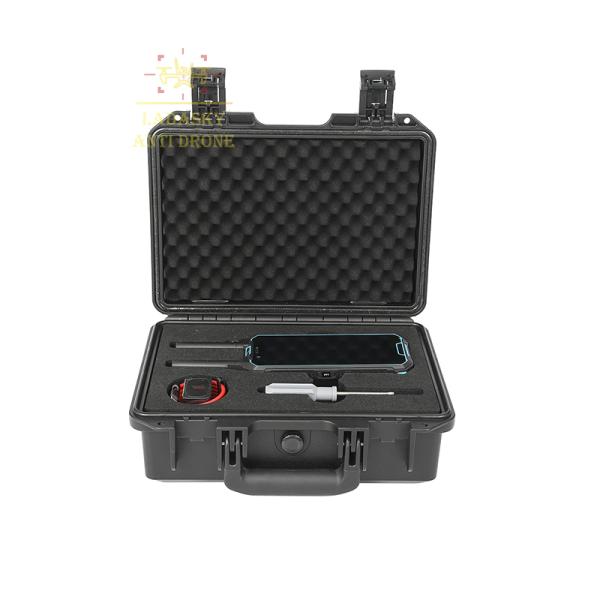 Handheld Drone Detector 100MHz-6GHz 1.5-2km Range Wearable