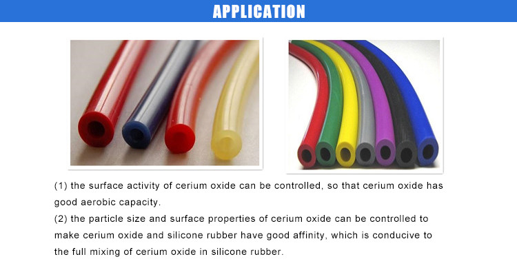 Cerium Hydroxide Silicone Rubber Heat Stabilizer