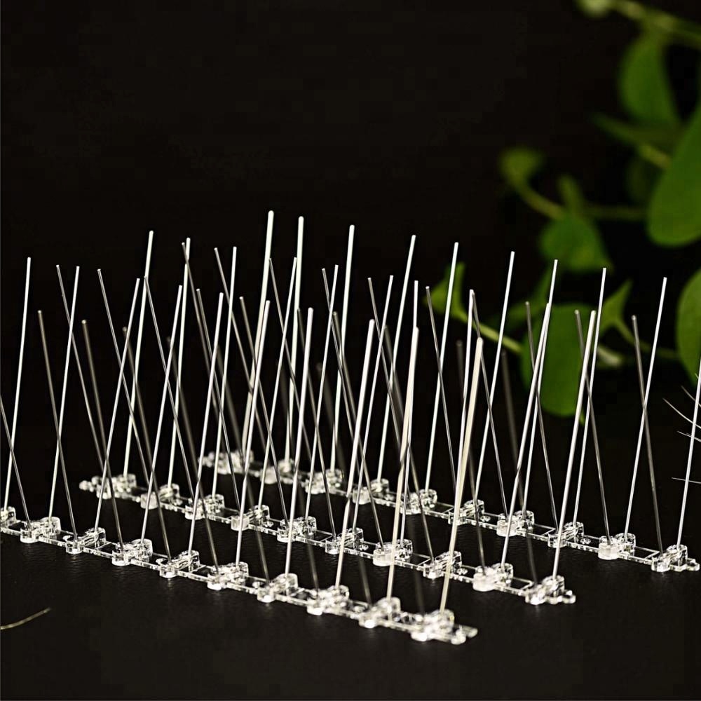 Effective Pest Control Equipment Balcony Farm Lawn Stainless Steel Bird Pigeon Spikes