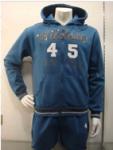 XY-076 men's tracksuit stock (men's knitting wear,men's sportwear, 2pcs sets)
