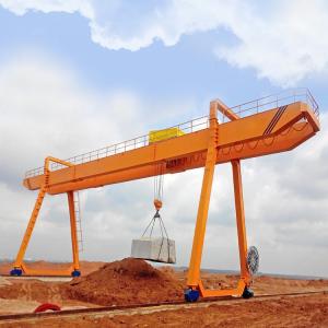 Wholesale Outdoors Use Box Type Double Girder Gantry Crane With Electric Trolley from china suppliers