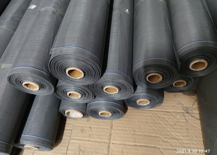 Plain Weave 18*16 Mesh Insect Screen Mesh 6 Inch Width fire resistant