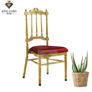 Wholesale Contemporary Aluminum Gold Chiavari Chairs With Cushions 5cm from china suppliers