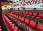 Arena Plastic Bucket Seats Outdoor Volleyball Court Fixed Spectator Seating