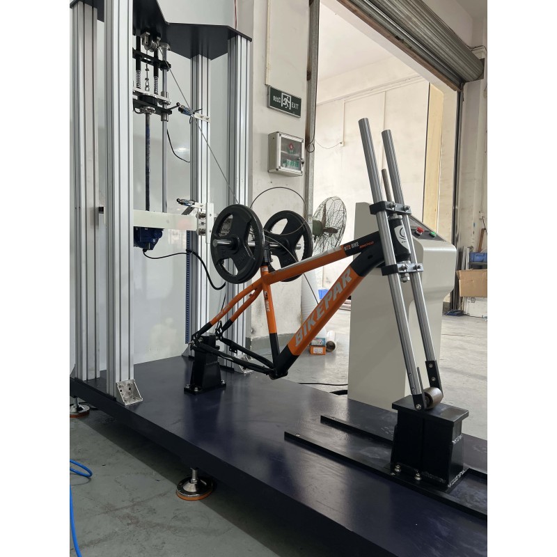 Bicycle Frame Drop Impact Testing Machine - PLC Controlled Frame and Fork Impact Resistance Tester